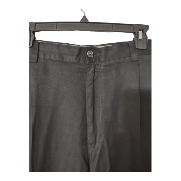 Tommy Bahama Relax Pleated Shorts Mens Size 38 Black 100% Silk - Picture 10 of 14